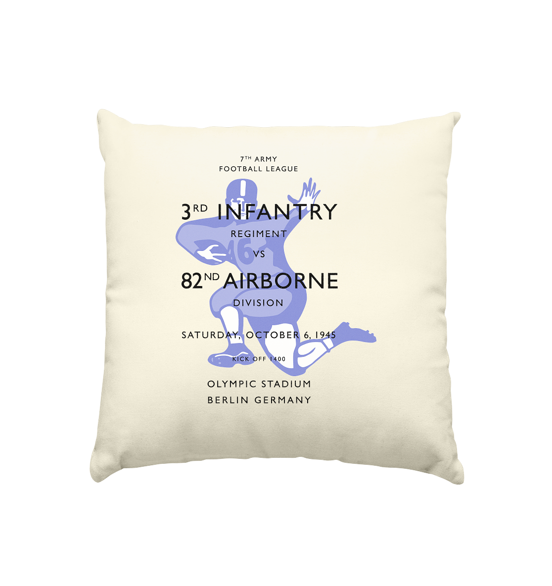 Infantry vs. Airborne 1945 - Cushion natural 40x40cm