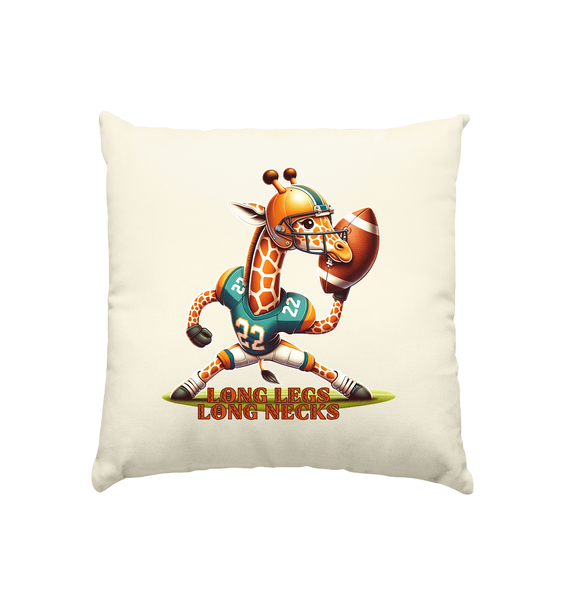 Giraffe - Cushion natural 40x40cm