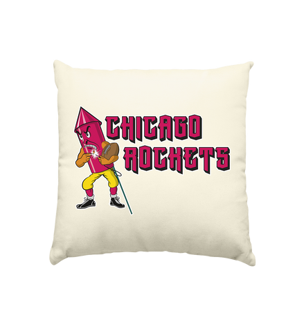 Chicago Rockets - Kissen natur 40x40cm