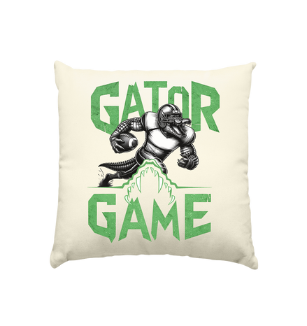 Gator Game - Kissen natur 40x40cm