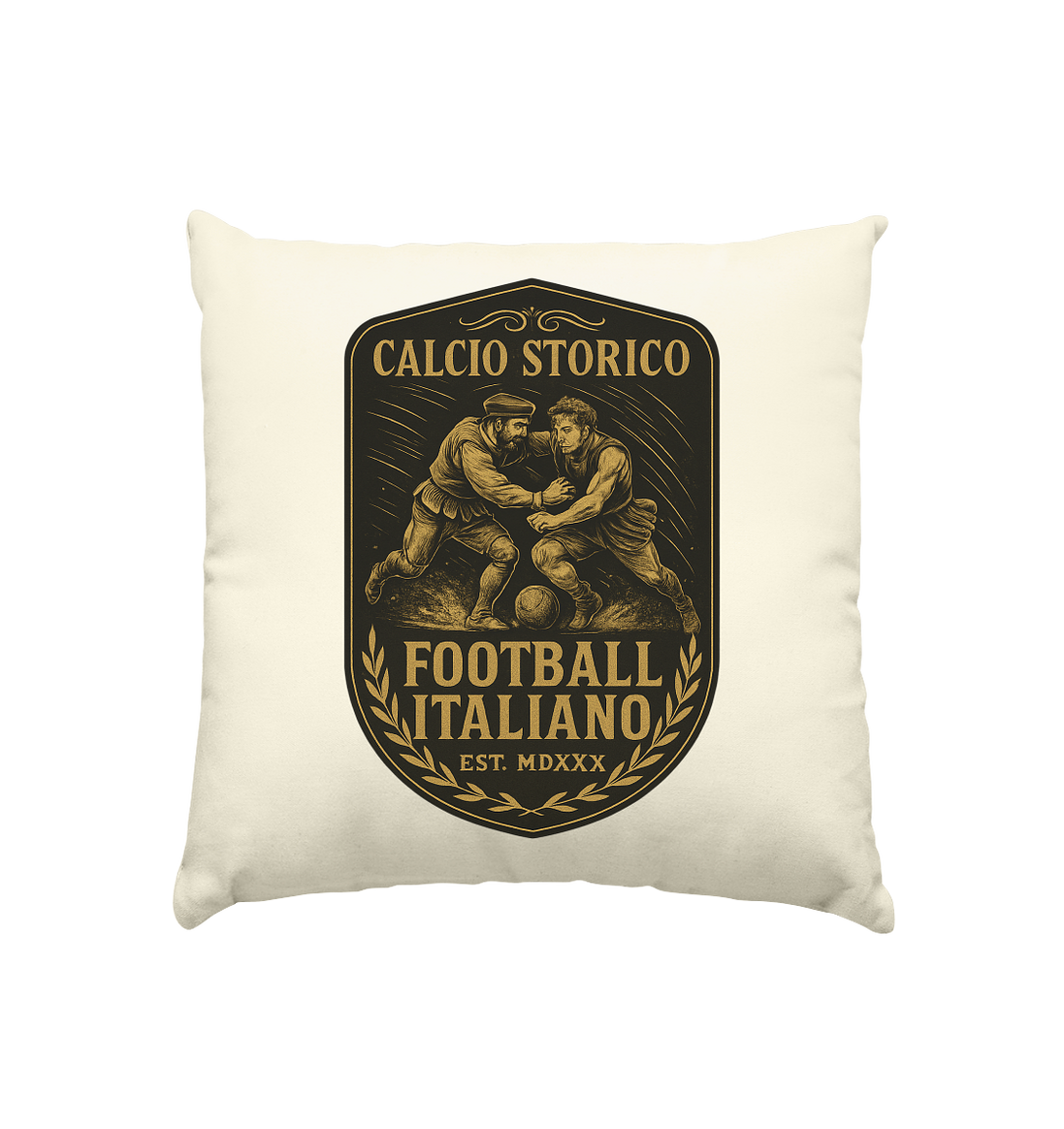 Calcio Storico III - Cushion natural 40x40cm