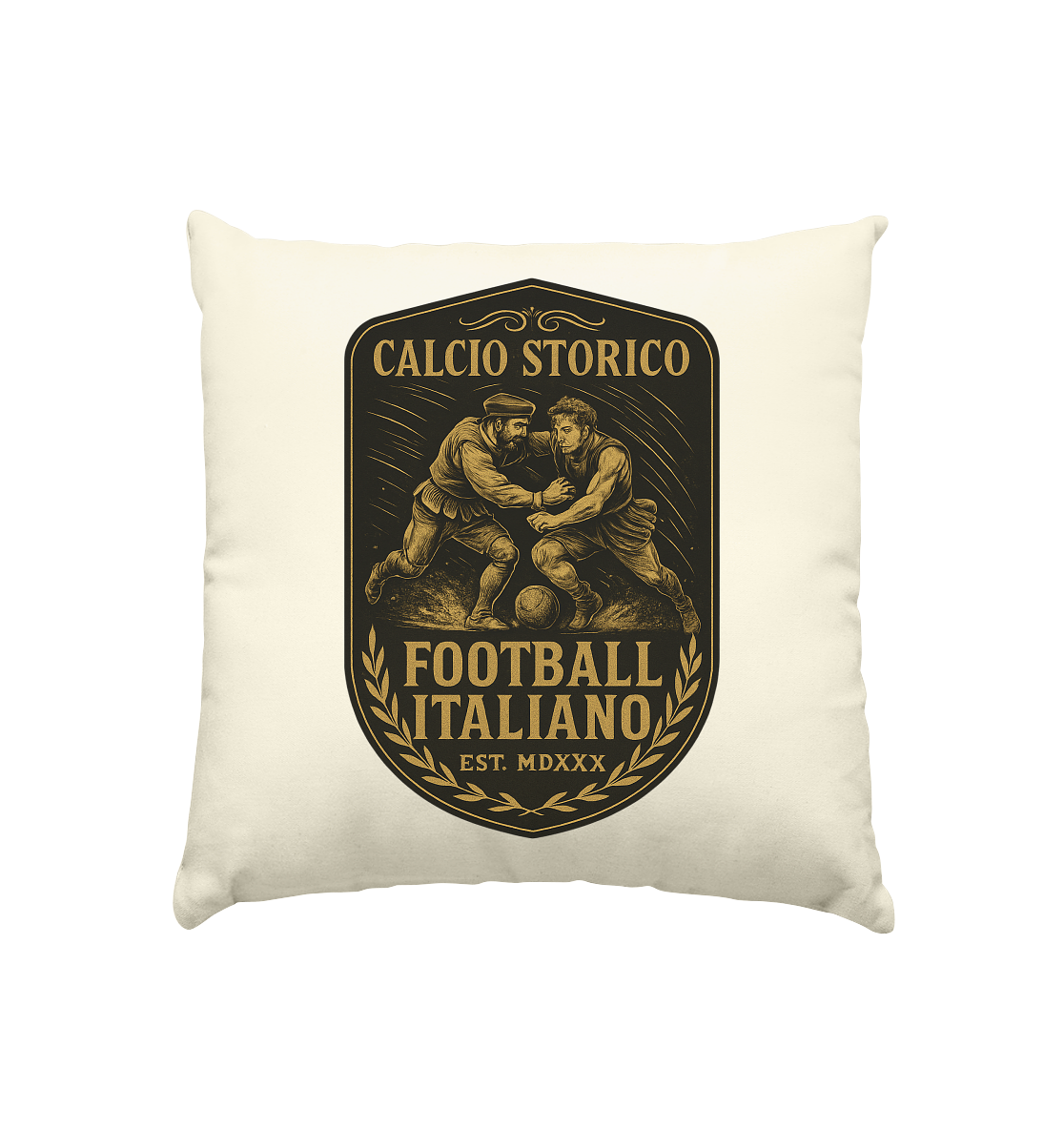 Calcio Storico III - Cushion natural 40x40cm