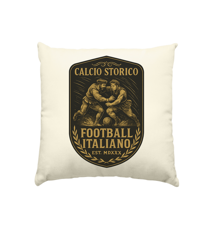 Calcio Storico III - Cushion natural 40x40cm