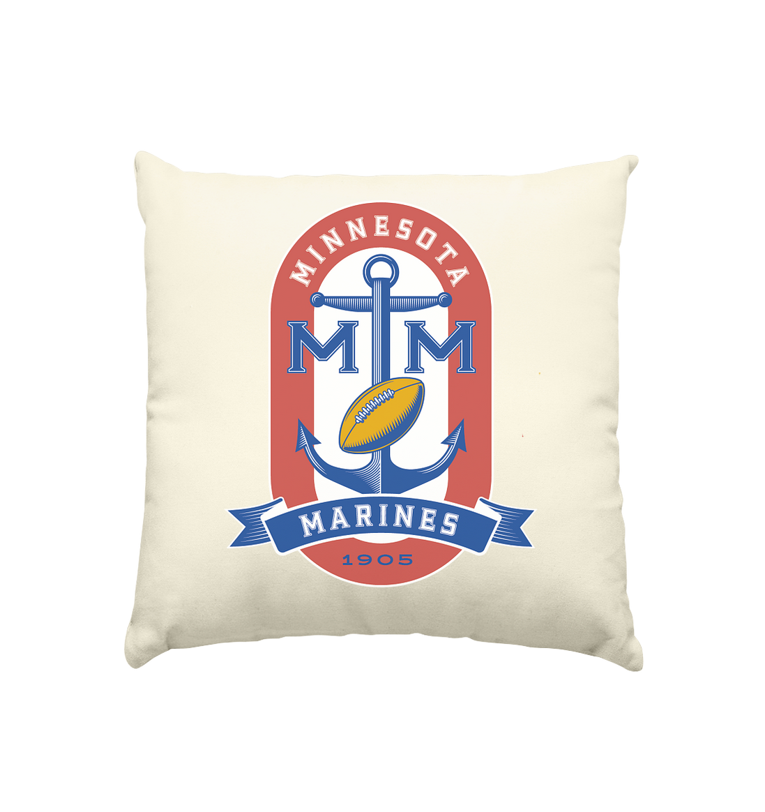 Minnesota Marines - Cushion natural 40x40cm