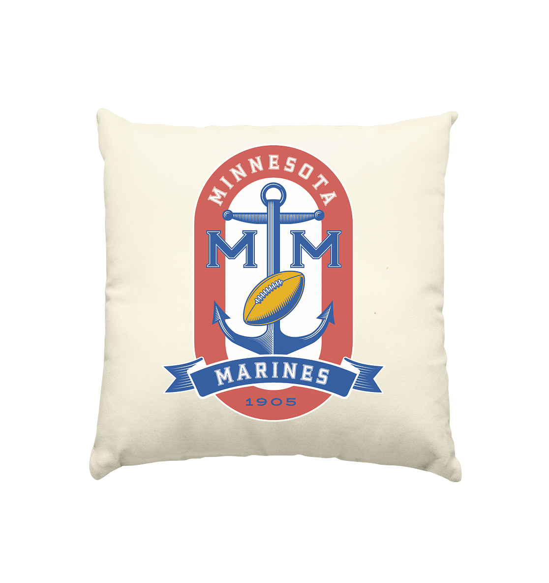 Minnesota Marines - Cushion natural 40x40cm