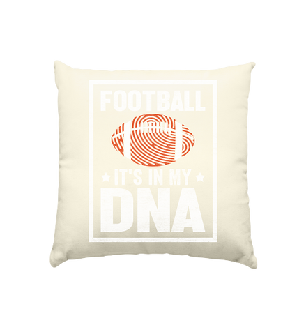 Football DNA - Kissen natur 40x40cm