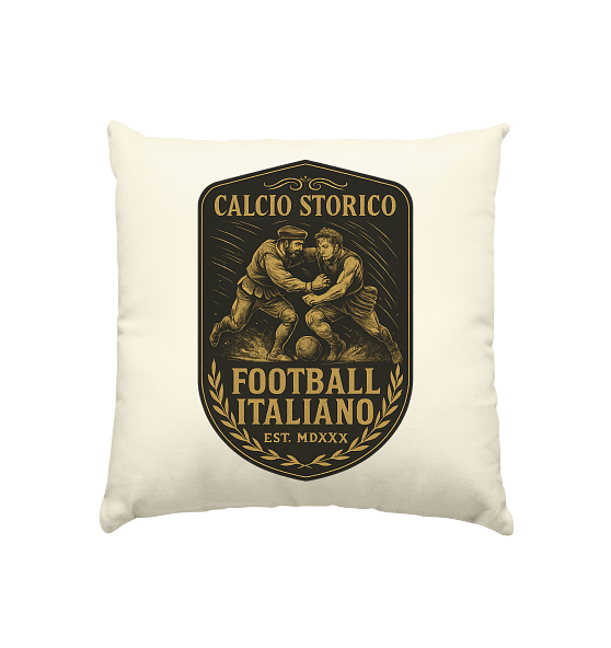 Calcio Storico III - Cushion natural 40x40cm