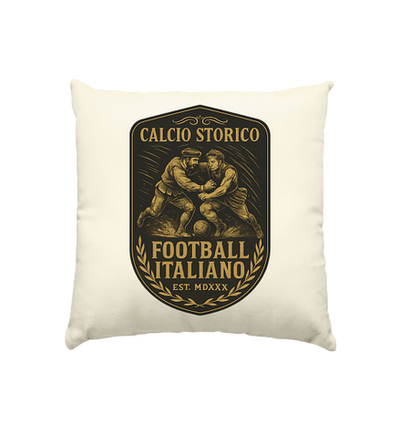 Calcio Storico III - Cushion natural 40x40cm