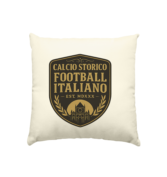 Calcio Storico IV - Kissen natur 40x40cm
