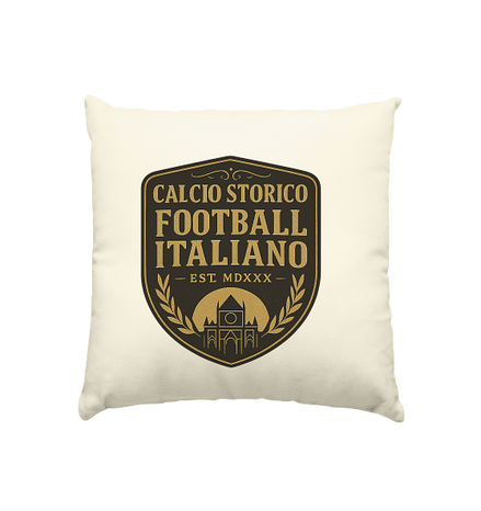 Calcio Storico IV - Kissen natur 40x40cm