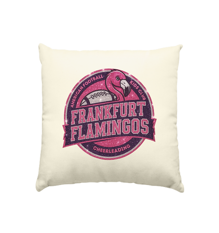 Frankfurt Flamingos - Kissen natur 40x40cm