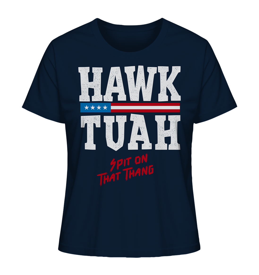 Hawk Tuah White - Ladies Organic Shirt