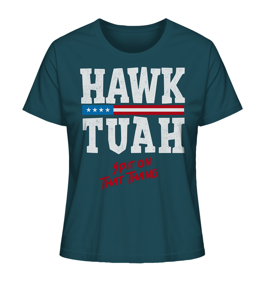 Hawk Tuah White - Ladies Organic Shirt