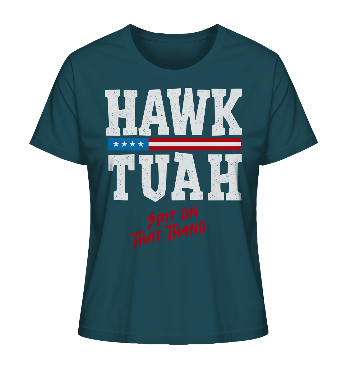 Hawk Tuah White - Ladies Organic Shirt