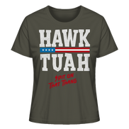 Hawk Tuah White - Ladies Organic Shirt
