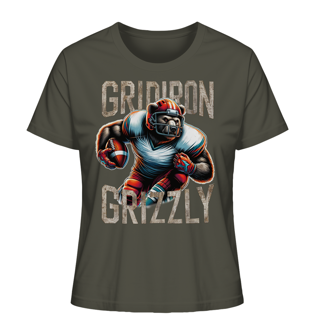 Gridiron Grizzly - Ladies Organic Shirt