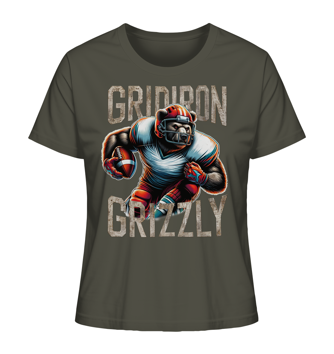 Gridiron Grizzly - Ladies Organic Shirt