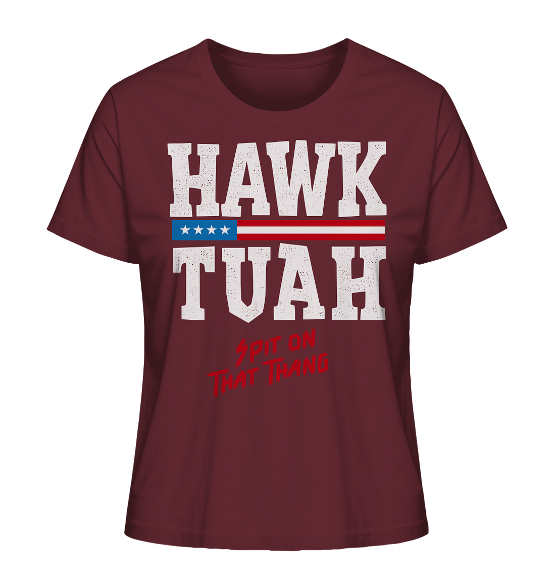Hawk Tuah White - Ladies Organic Shirt