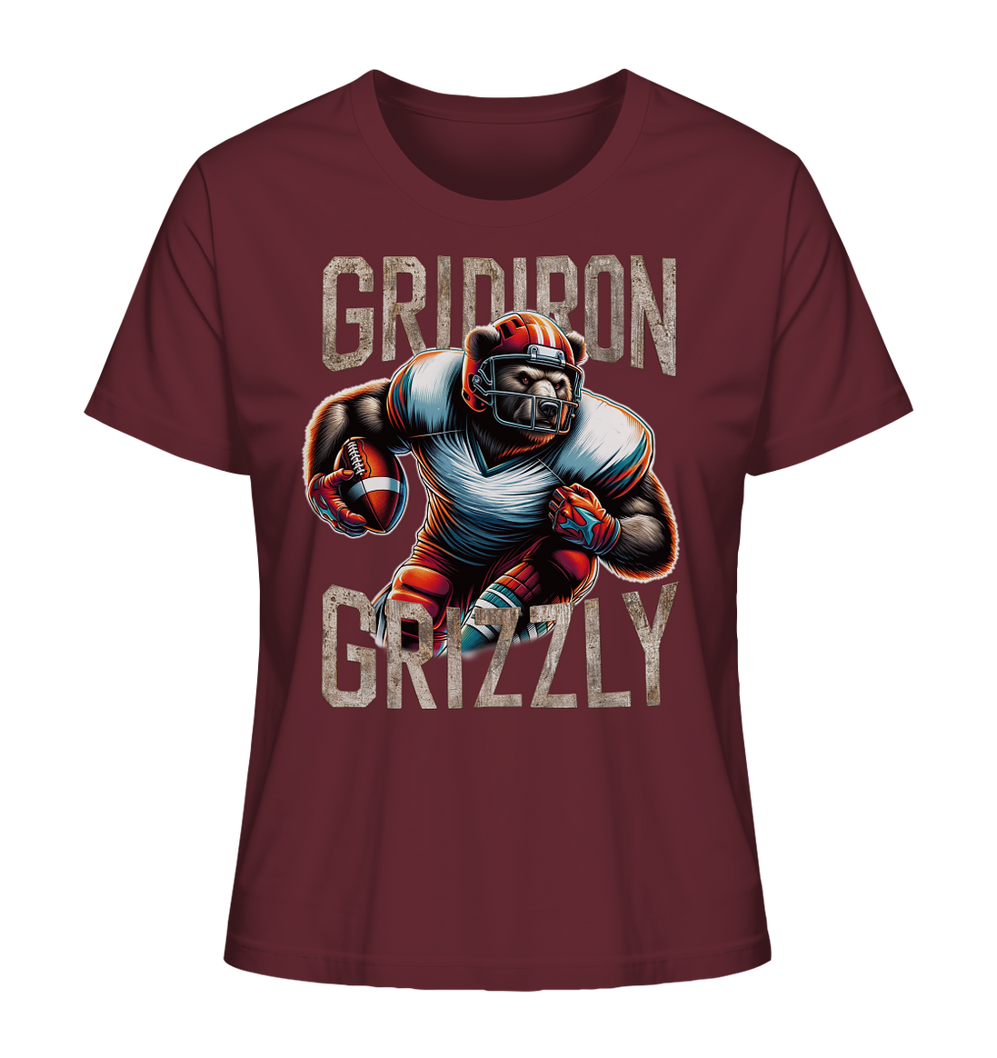 Gridiron Grizzly - Ladies Organic Shirt