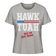Hawk Tuah White - Ladies Organic Shirt