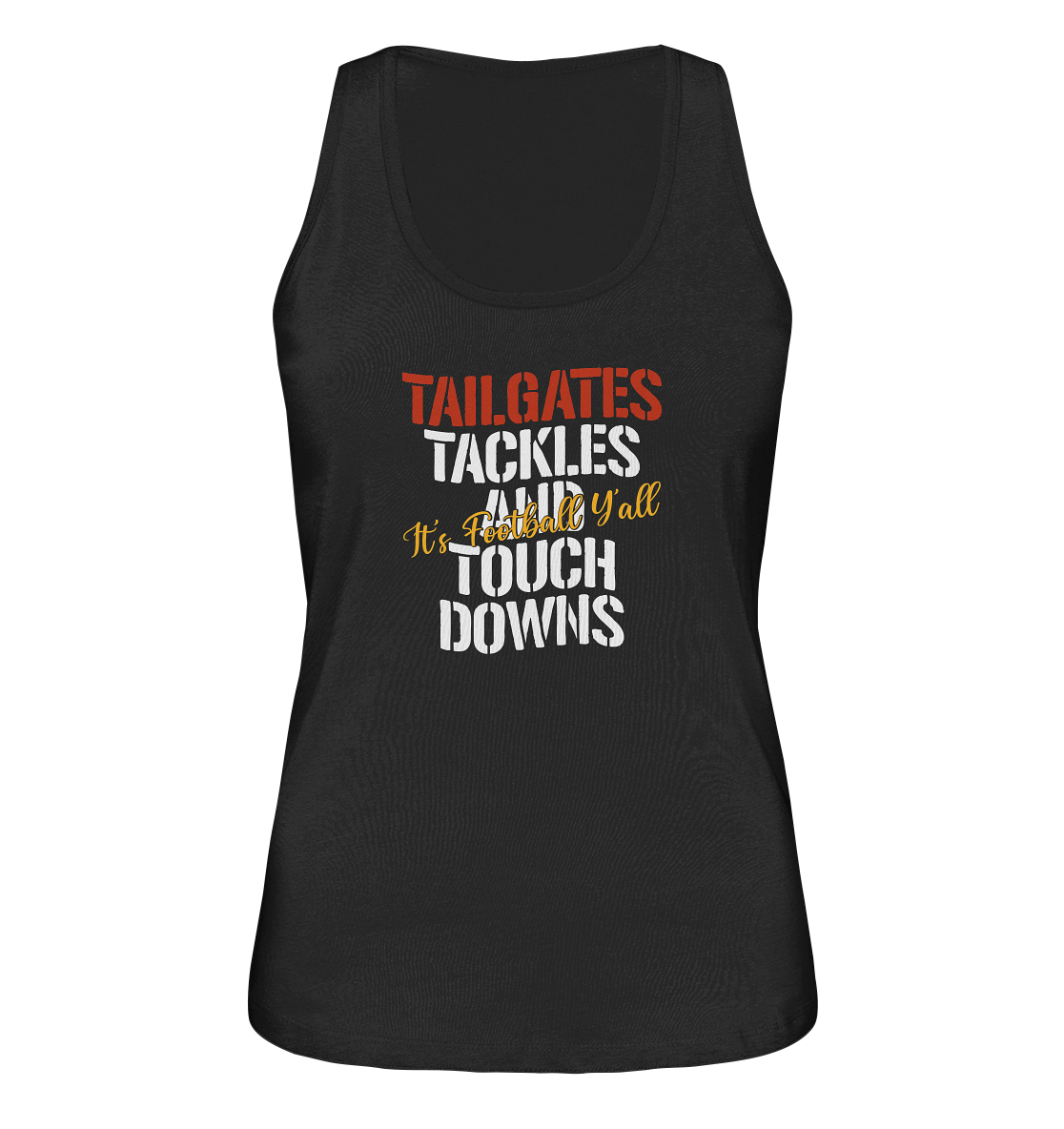 Tailgate Tackles - Ladies Organic Tank-Top