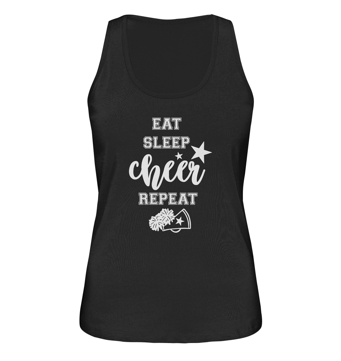 Eat Sleep Cheer - Ladies Organic Tank-Top