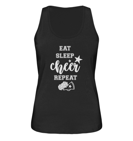 Eat Sleep Cheer - Ladies Organic Tank-Top