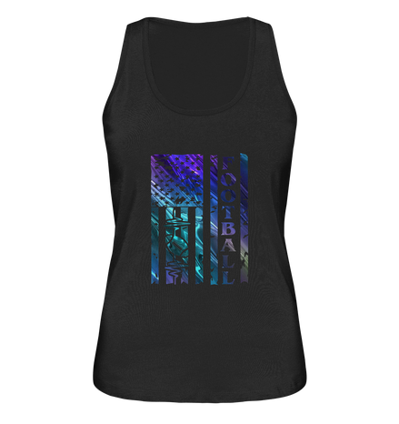 USA Football Flag  - Ladies Organic Tank-Top