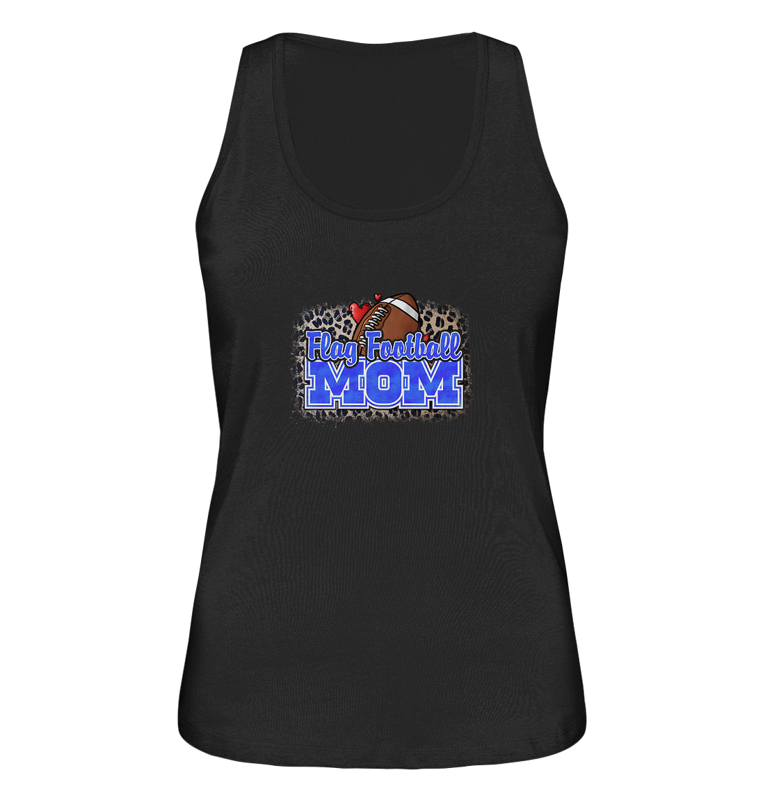 Flag Football Mom - Ladies Organic Tank-Top