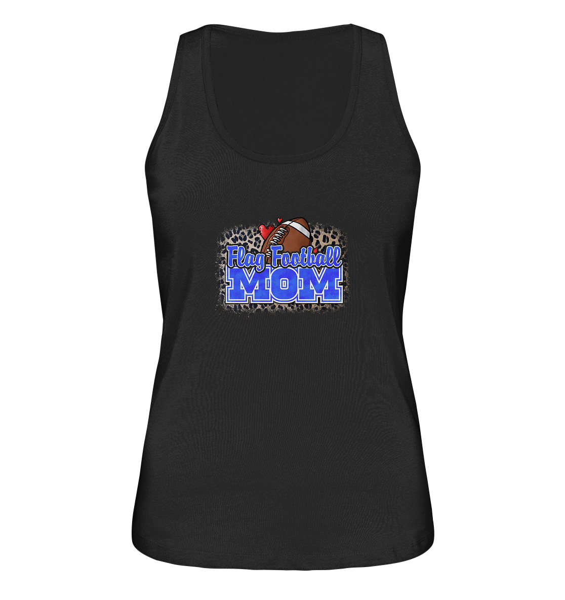 Flag Football Mom - Ladies Organic Tank-Top