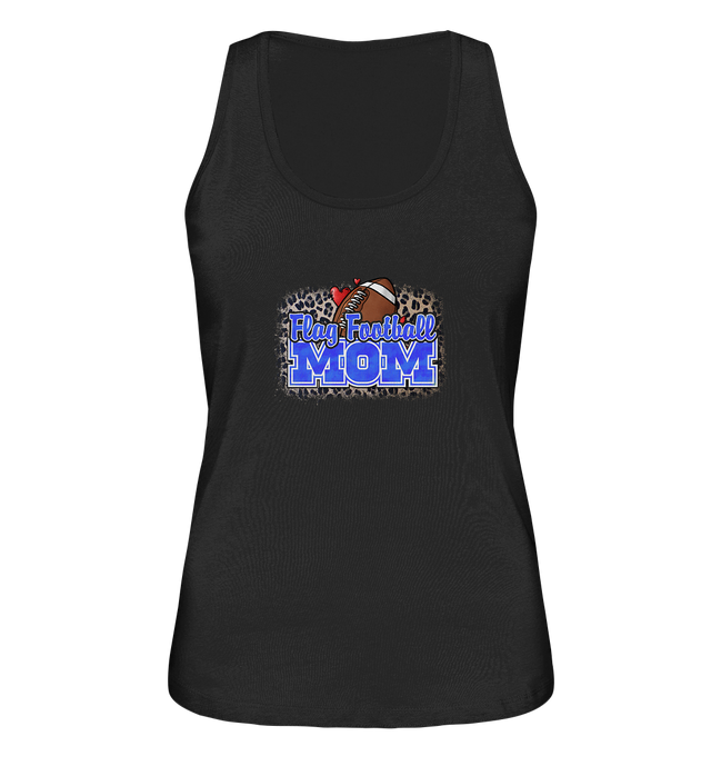 Flag Football Mom - Ladies Organic Tank-Top