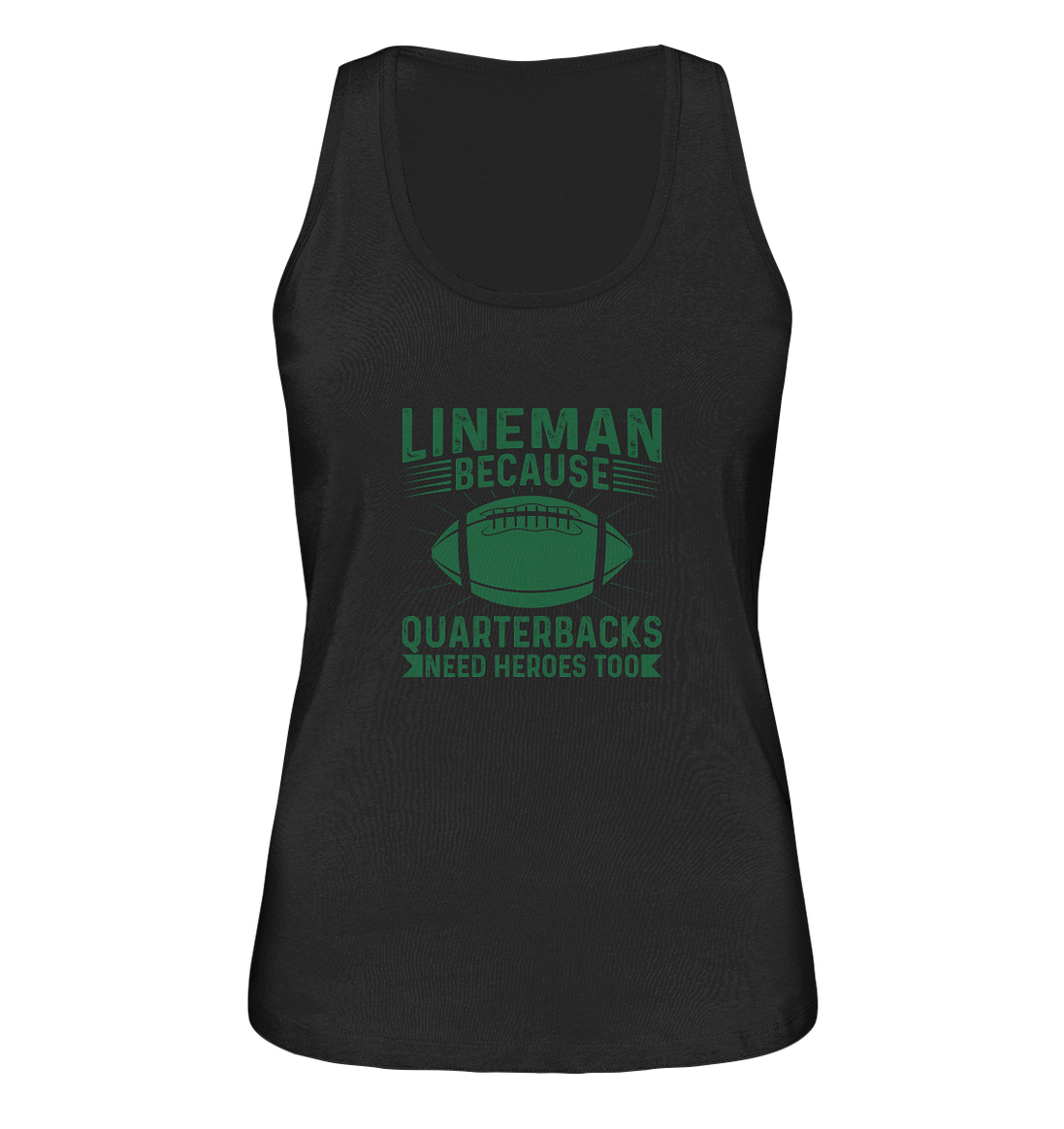 Lineman Heroes Green - Ladies Organic Tank-Top