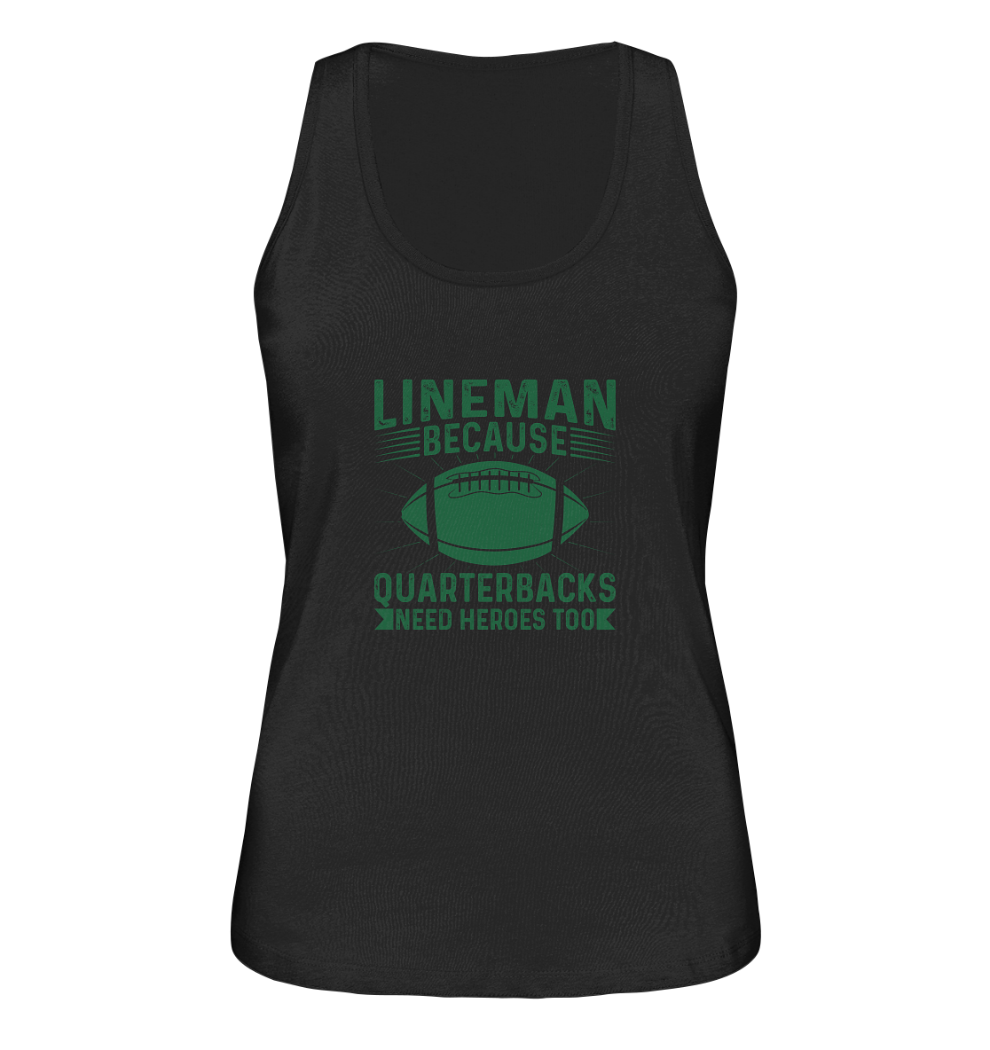Lineman Heroes Green - Ladies Organic Tank-Top