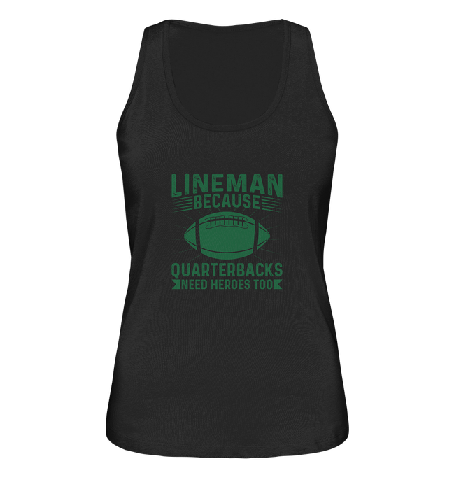 Lineman Heroes Green - Ladies Organic Tank-Top