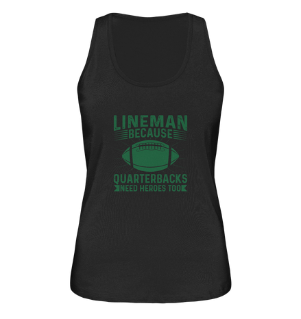 Lineman Heroes Green - Ladies Organic Tank-Top