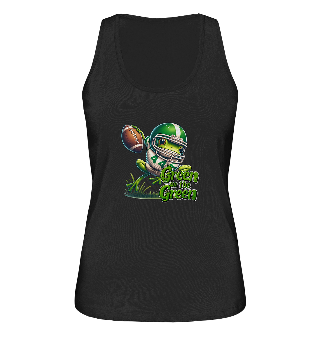 Green Frog- Ladies Organic Tank-Top