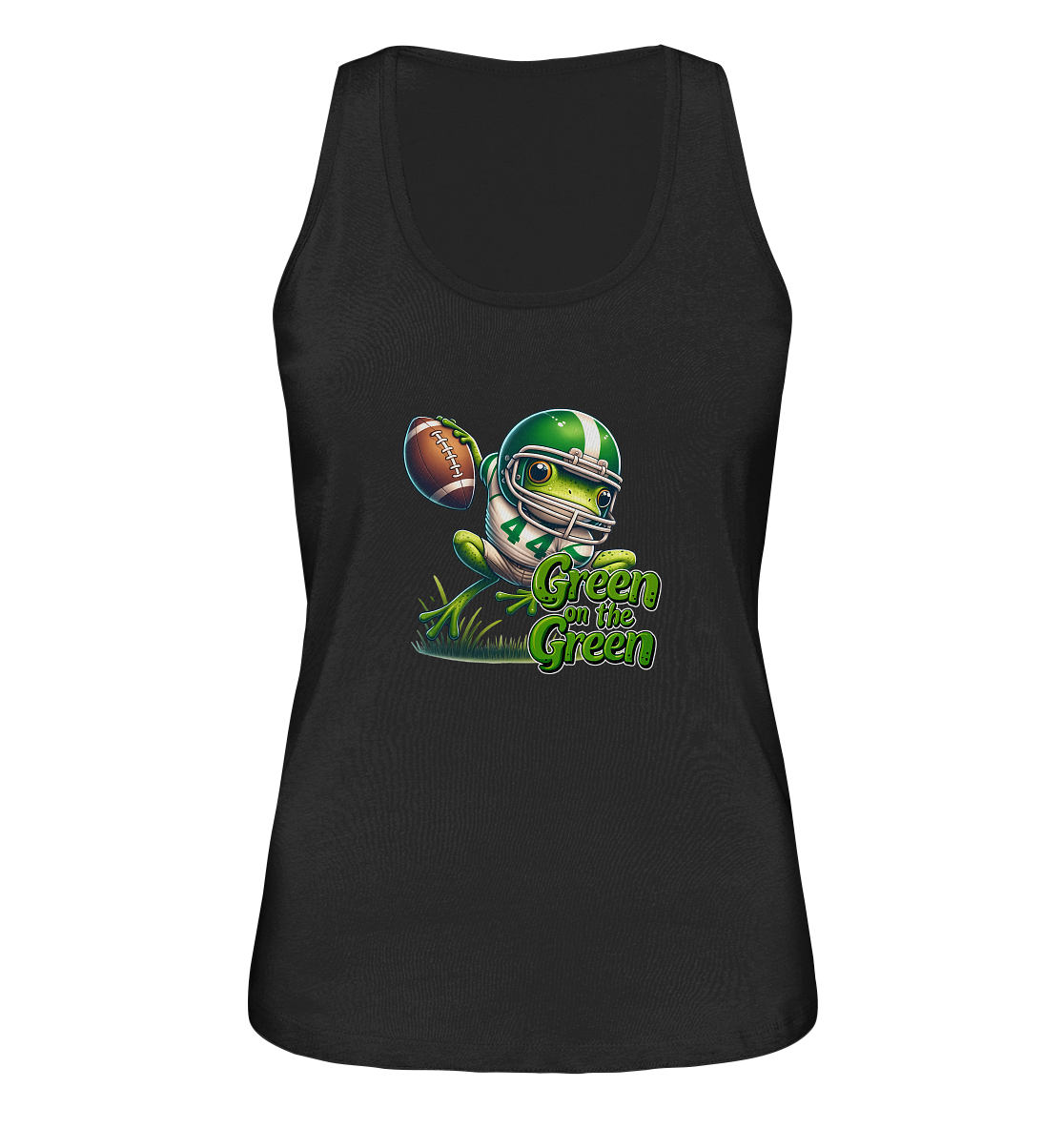 Green Frog- Ladies Organic Tank-Top