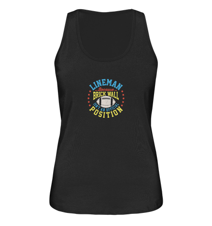 Lineman Brick Wall - Ladies Organic Tank-Top