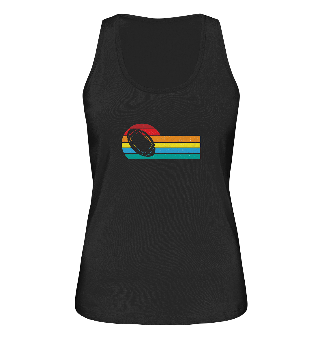 Rainbow Color Ball - Ladies Organic Tank-Top