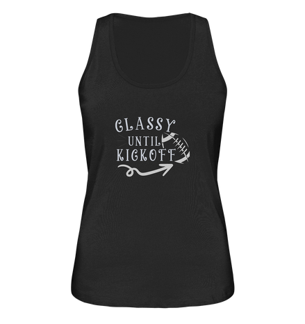 Glassy until Kick Off  - Ladies Organic Tank-Top