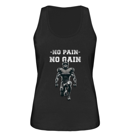 No Pain No Gain Metal  - Ladies Organic Tank-Top