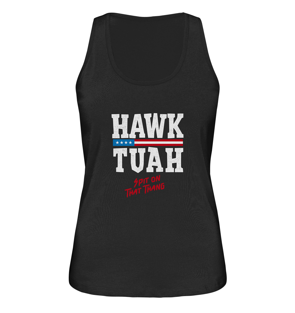 Hawk Tuah White - Women's Organic Tank Top