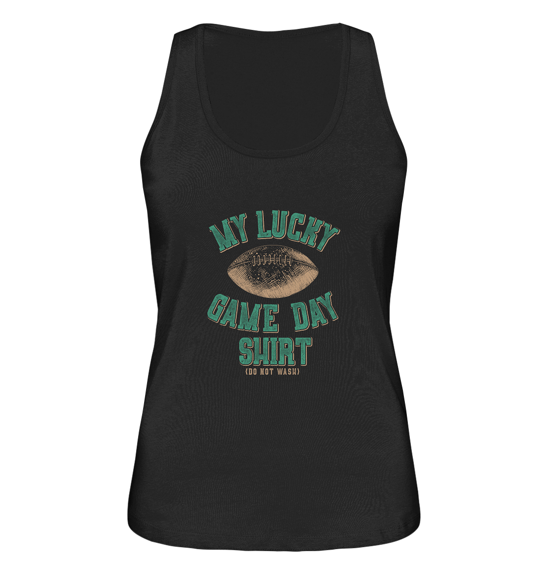 My Lucky Game Day Shirt   - Ladies Organic Tank-Top