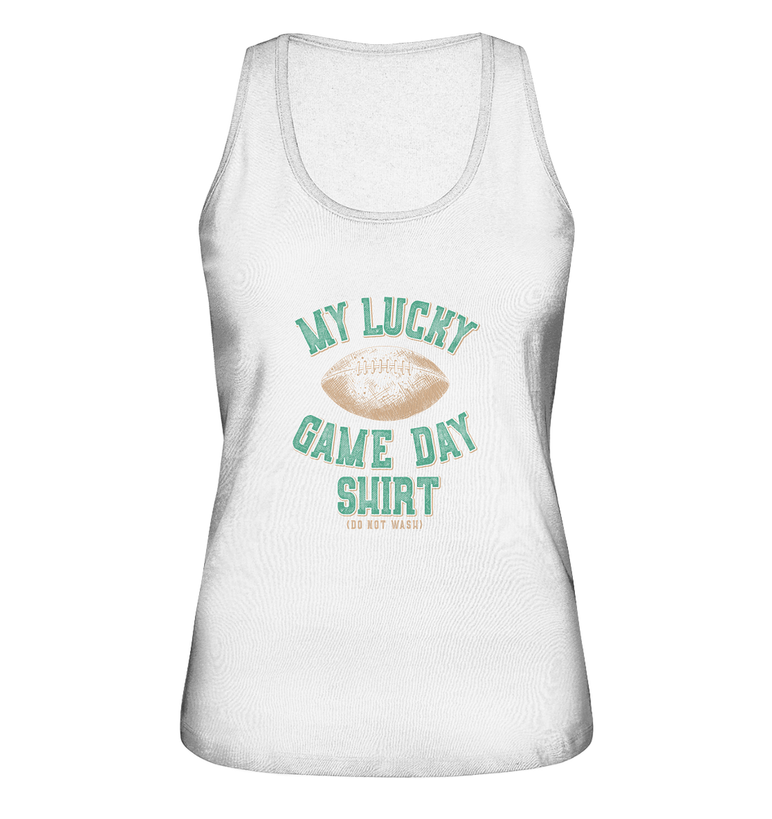 My Lucky Game Day Shirt   - Ladies Organic Tank-Top