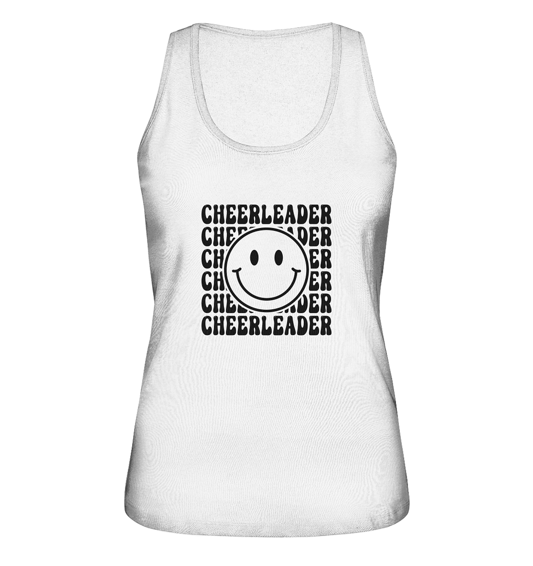 Cheerleader Smiley - Ladies Organic Tank-Top