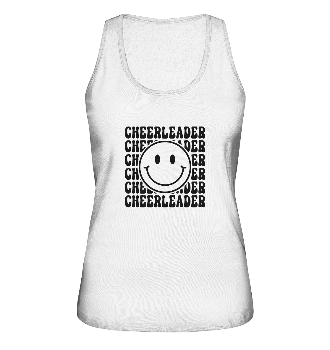 Cheerleader Smiley - Ladies Organic Tank-Top