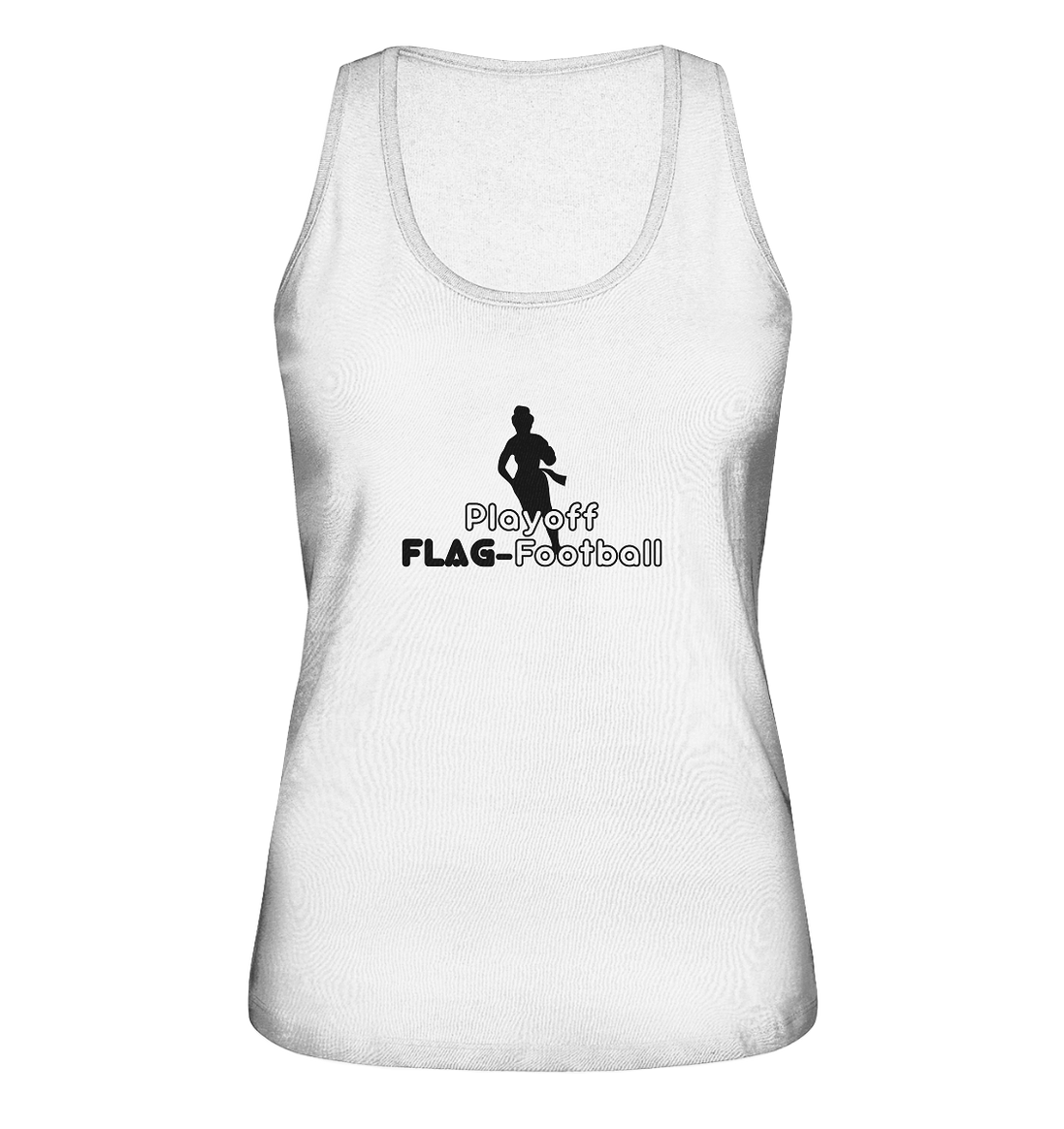 Playoff Flag Football Women black - Ladies Organic Tank Top