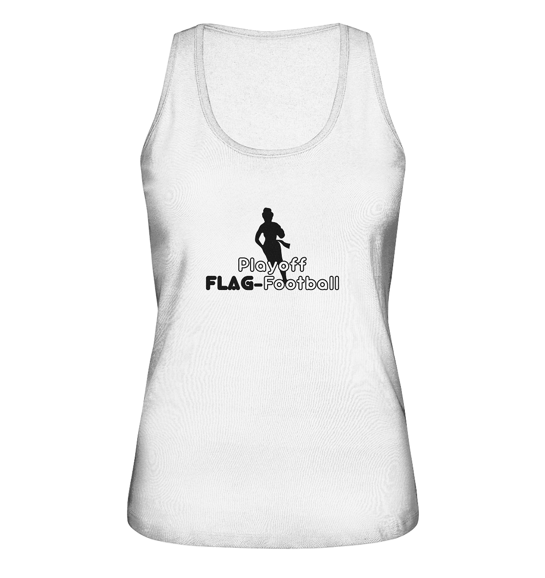 Playoff Flag Football Women black - Ladies Organic Tank Top