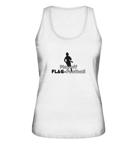 Playoff Flag Football  Women black  - Ladies Organic Tank-Top