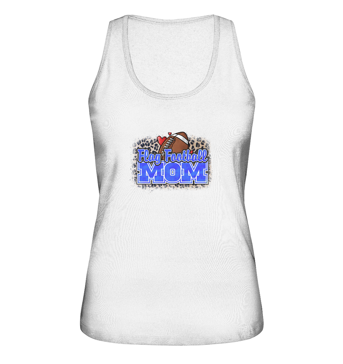 Flag Football Mom - Ladies Organic Tank-Top